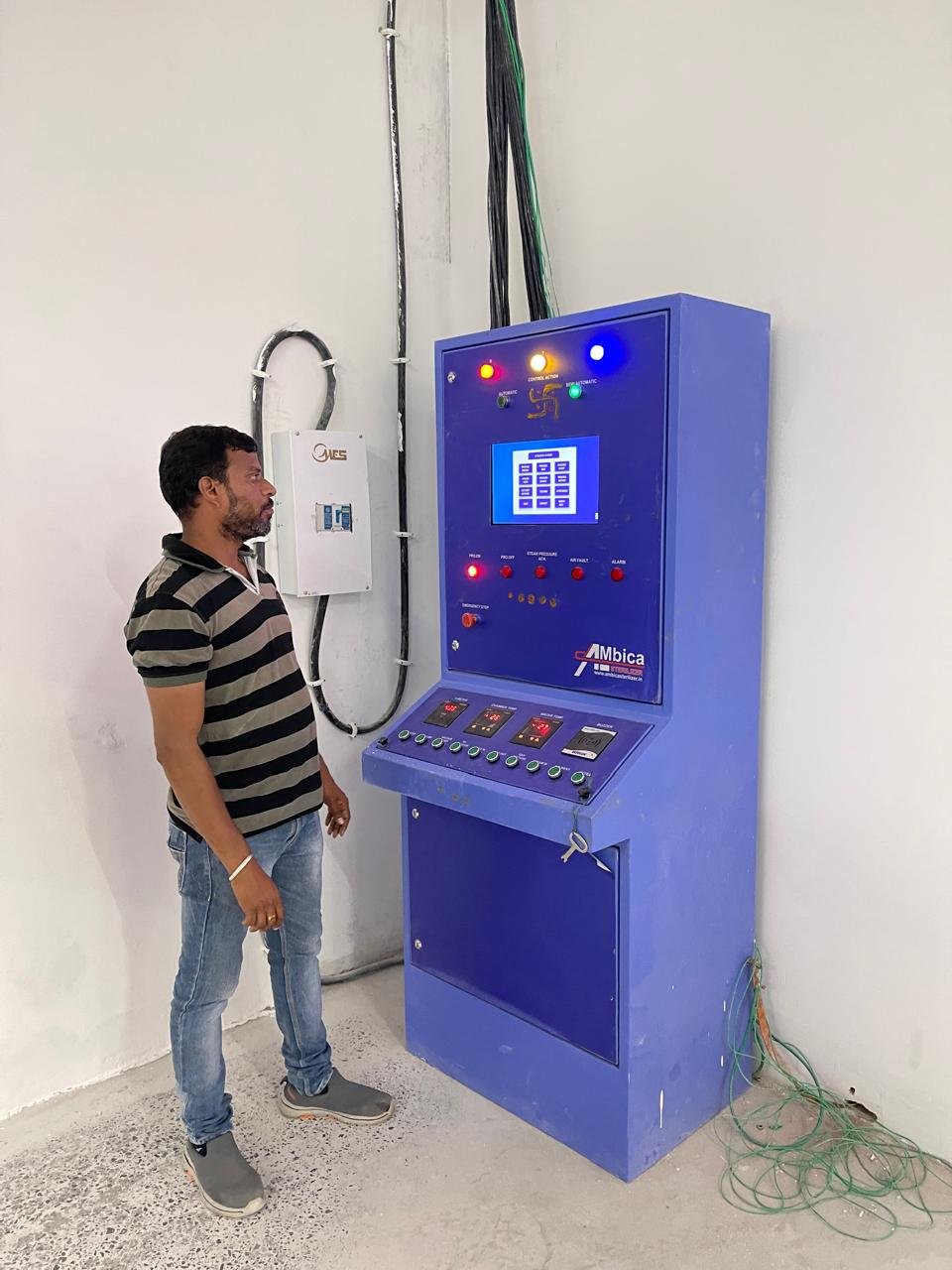 Quality Control - Sterilization monitoring panel